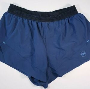 JANJI 3" Middle Short Running Shorts Blue Small